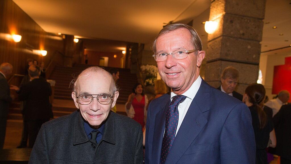 José Antonio Abreu und Landeshauptmann Wilfried Haslauer.