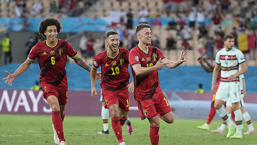 Thorgan Hazard (16) schoss Belgien ins Viertelfinale