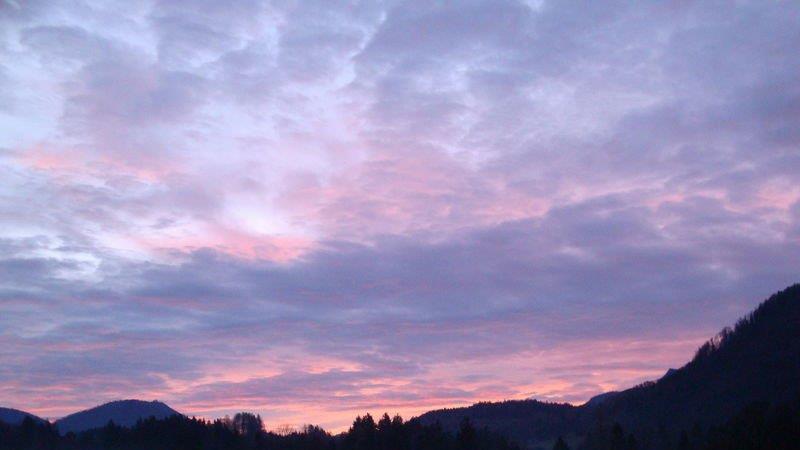 Morgenimpressionen aus Ebenau
