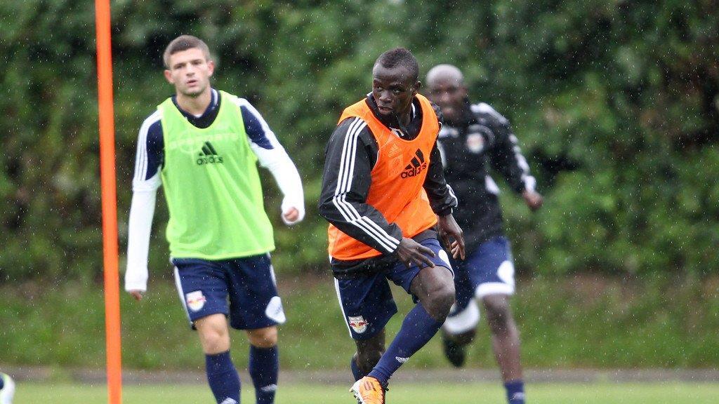 Die "Neuen" beim Training