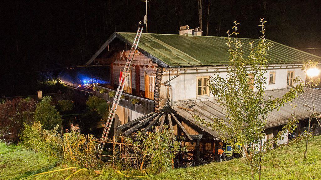 Großeinsatz bei Brand in Bischofswiesen