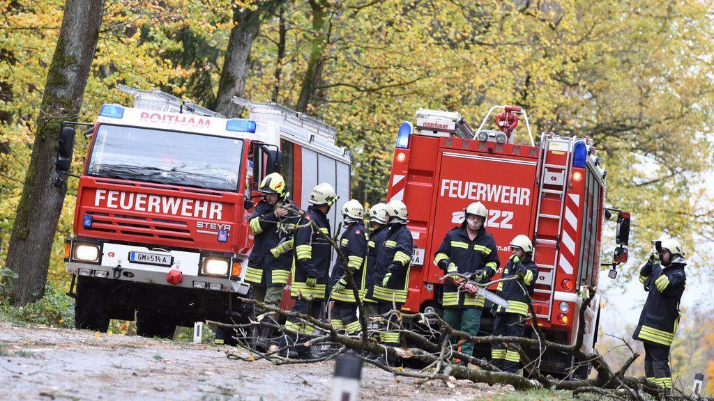 Sturmschäden in Österreich