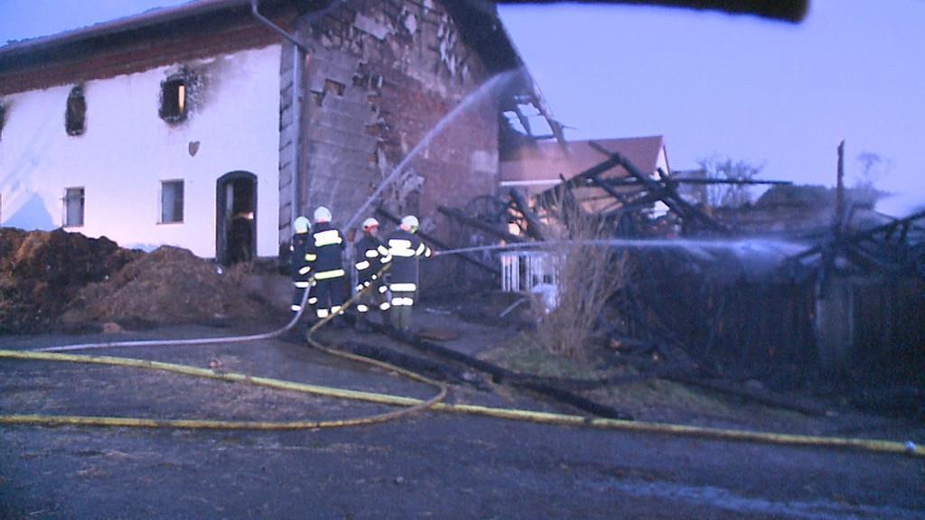 Stadelbrand in Mettmach