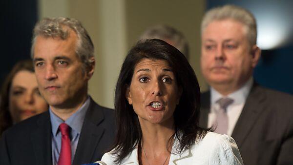 UNO-Botschafterin der USA, Nikki Haley, hält nichts von einem Verbot