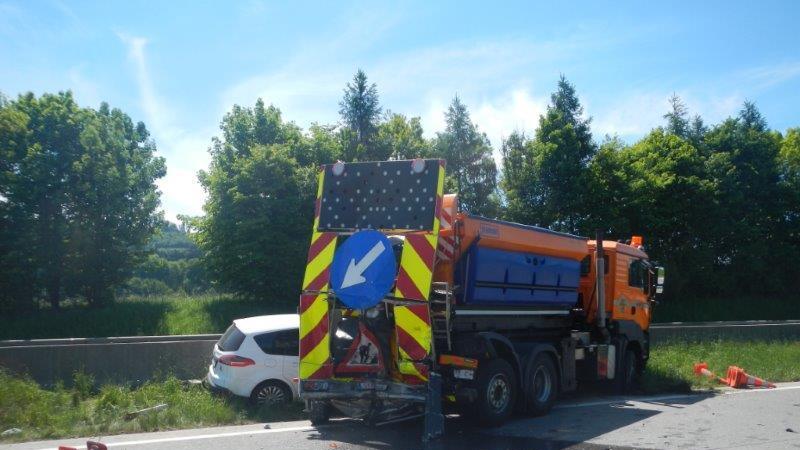 Lkw-Crash auf A1