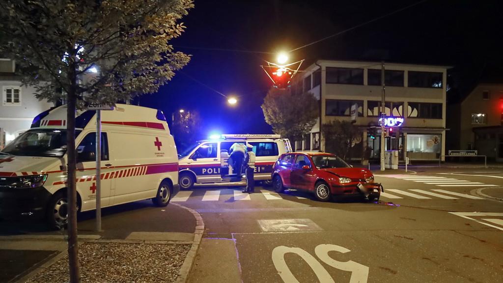 Auffahrunfall in der Vogelweiderstraße