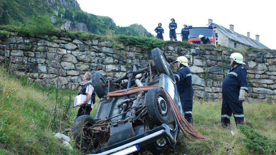 Pkw-Absturz in Sportgastein
