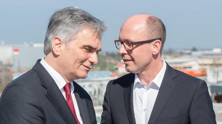 Bundeskanzler und Vizekanzler auf Ländle-Besuch
