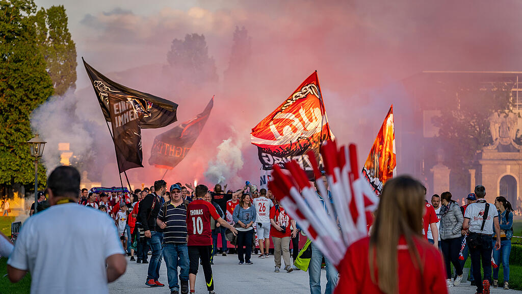 Red Bull Salzburgs Meisterfeier I
