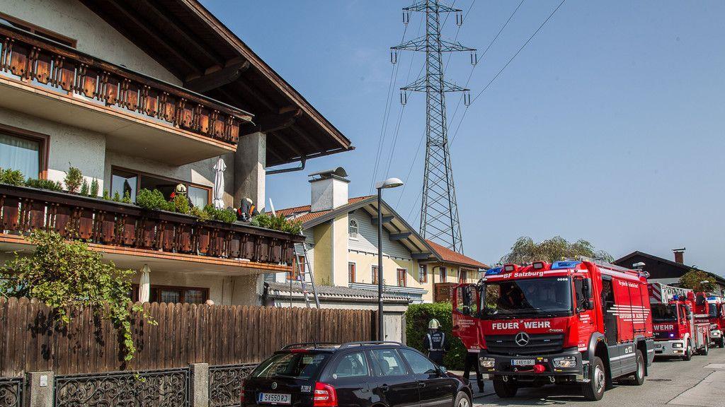Balkonbrand in Liefering