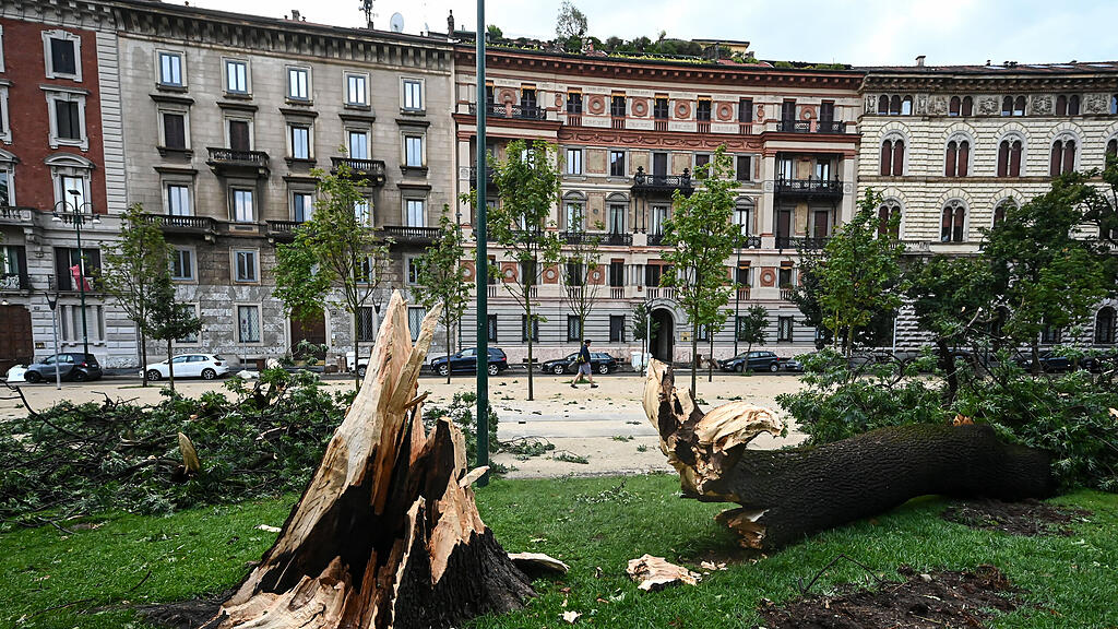 Unwetter Mailand