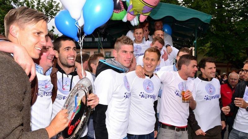 Aufstiegsparty in Grödig