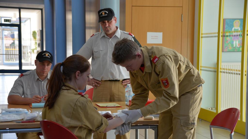 Bilder des Feuerwehrjugend-Bewerbs