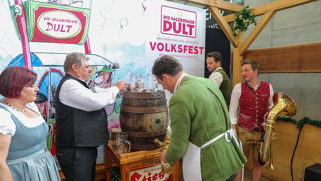 Salzburger Dult 2024: Bieranstich