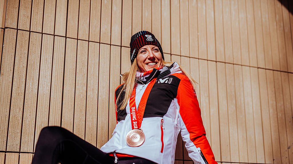 Teresa Stadlober, Abfahrt