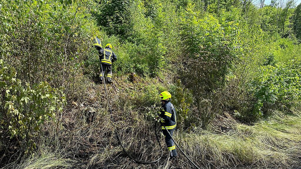 Böschungsbrand A1