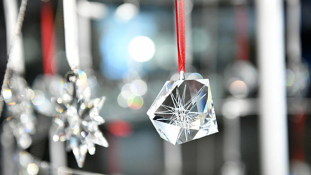 Swarovski-Schmuck bei einer Ausstellung in New York