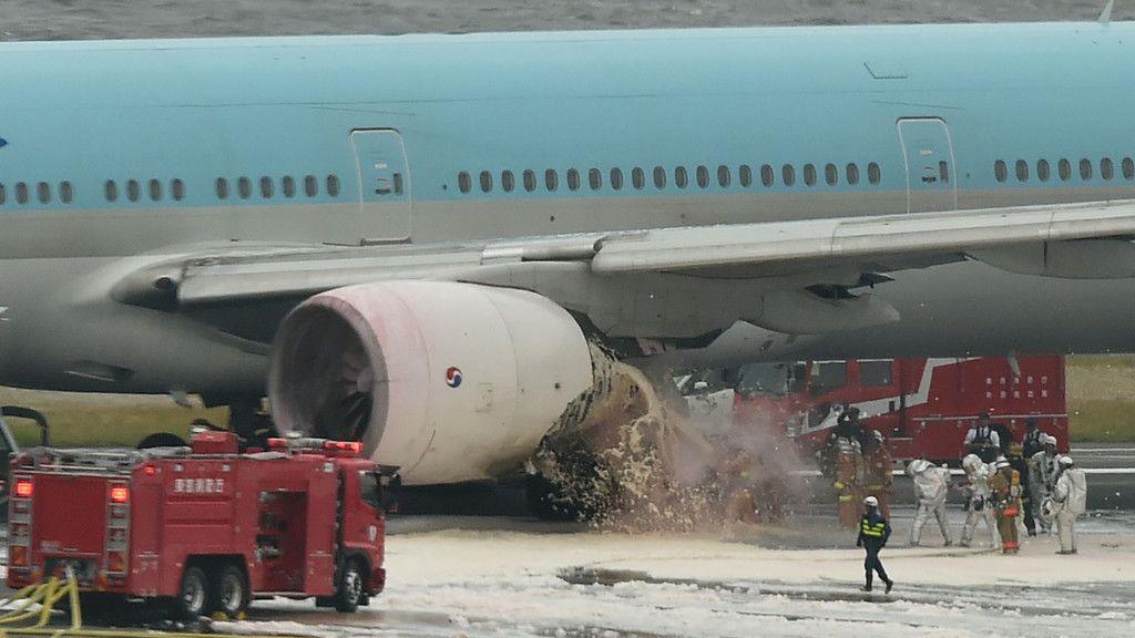 Korean Air in Tokio: Hunderte Menschen aus brennendem Flugzeug gerettet