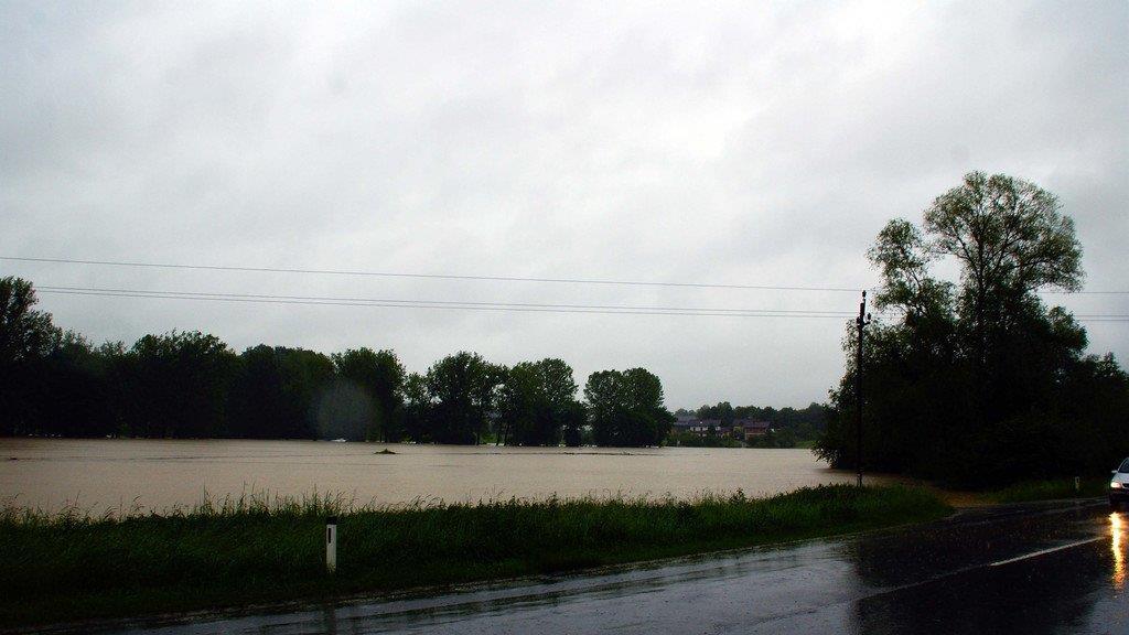 Hochwasser in Oberndorf