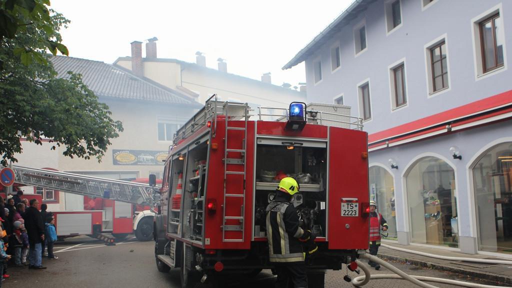 Feuerwehrübung in Trostberg