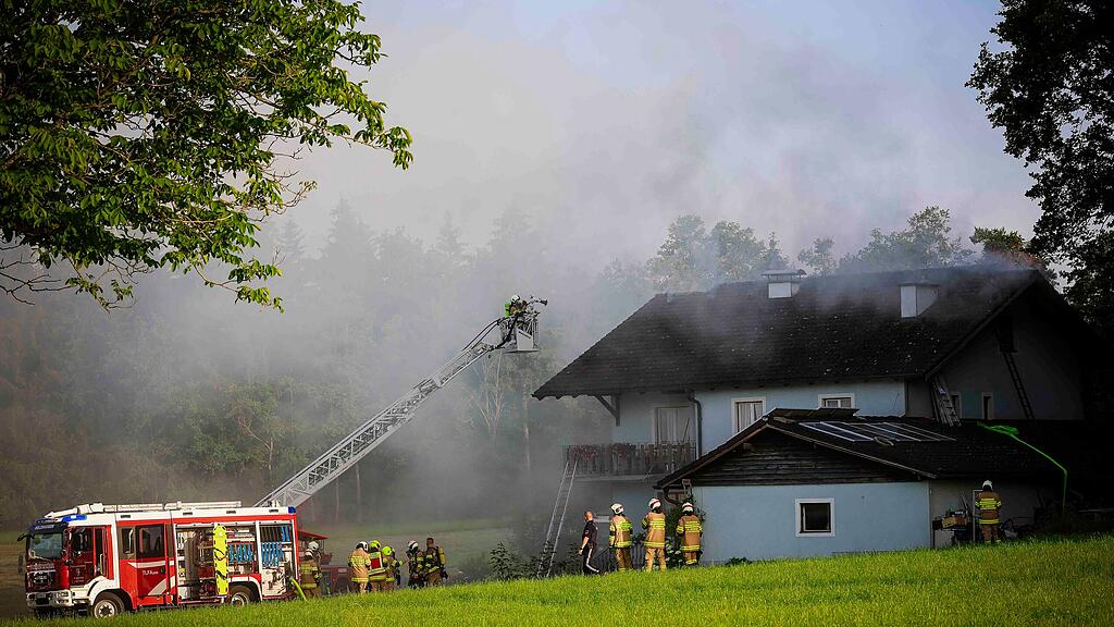 Brand in St. Georgen bei Salzburg