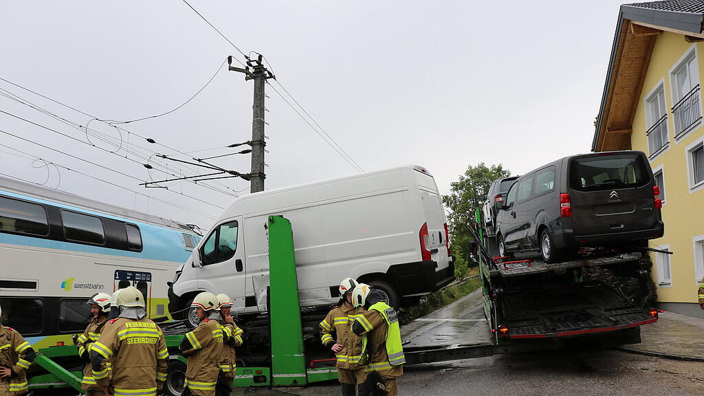 Zug vs. Lkw Seekirchen
