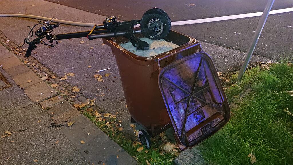 E-Scooter explodiert in Wels