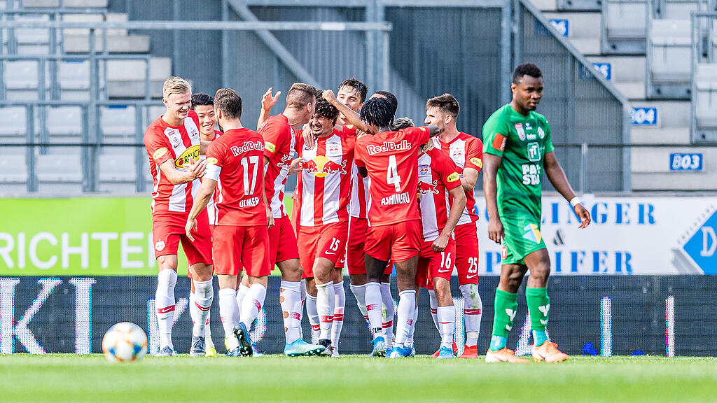 Bundesliga: Wattens Tirol gegen Red Bull Salzburg