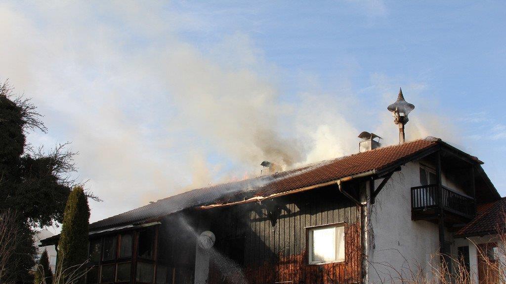Hausbrand in Schign