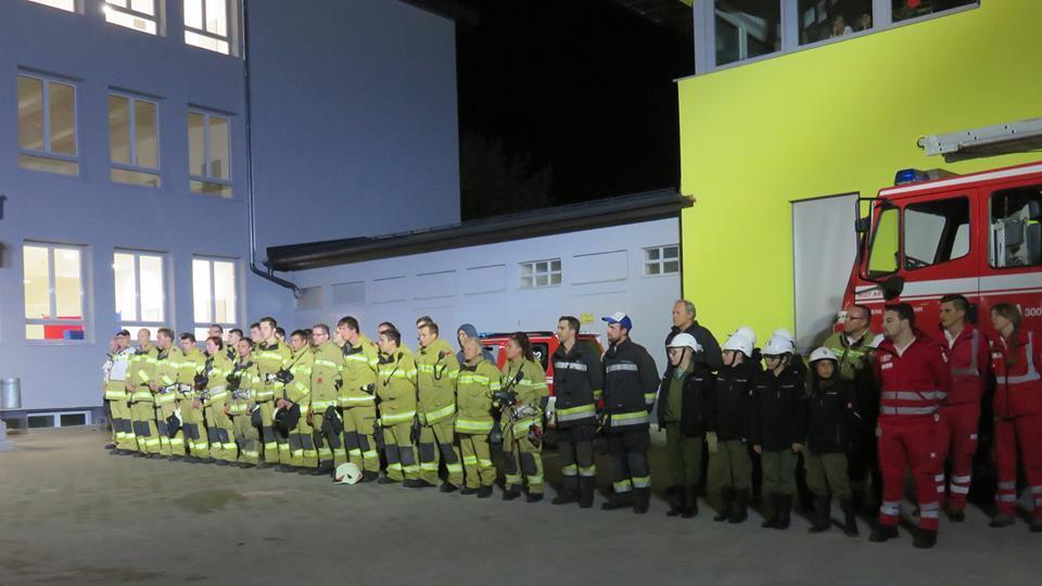 Herbstübung der Feuerwehr Schwarzach