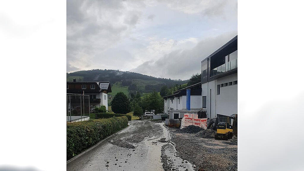 Unwetter in Maria Alm