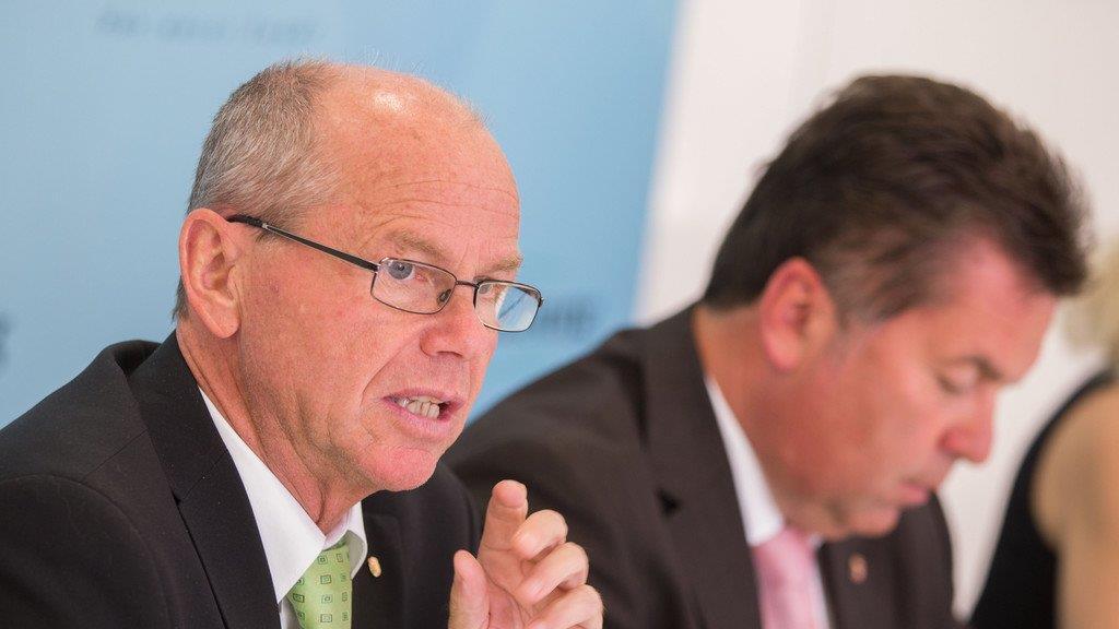 Bilder der Pressekonferenz