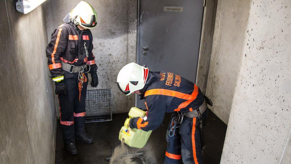 Feuerwehreinsatz in der Strubergasse