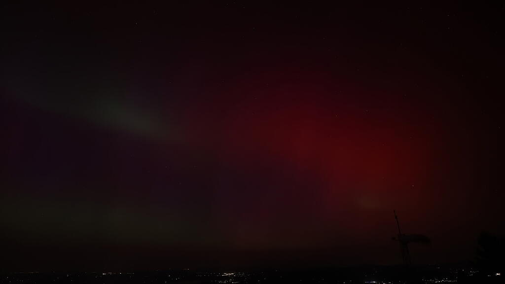 Polarlichter \u00fcber Salzburg