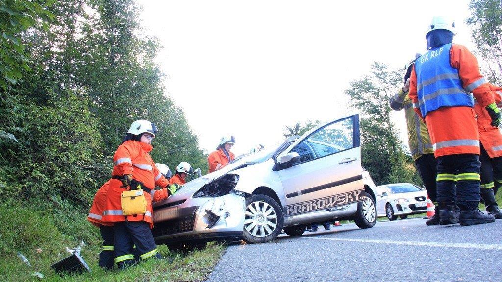 Bilder vom Pkw-Überschlag