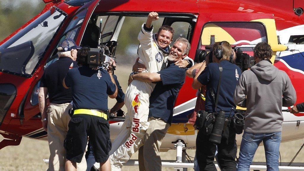 Felix Baumgartners Stratos-Sprung: Die Landung