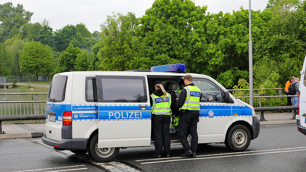 Grenzkontrollen an Grenze in Freilassing