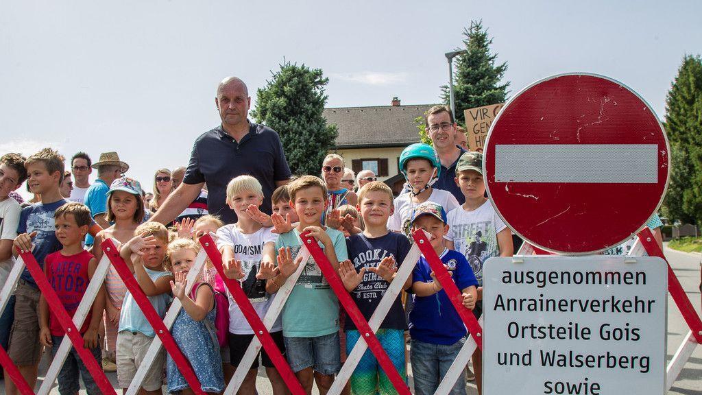 Demo gegen Stauflüchtlinge