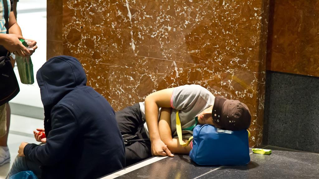 Flüchtlinge am Salzburger Hauptbahnhof