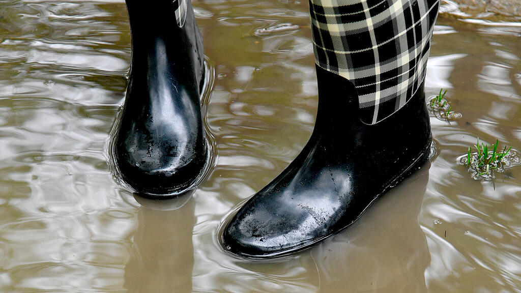 Regen, Gummistiefel