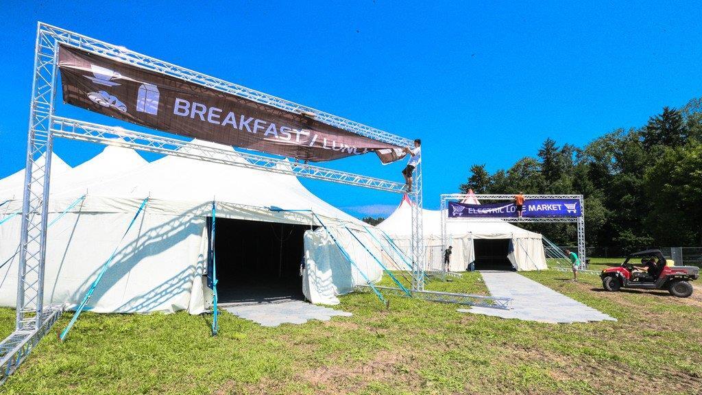 Electric Love Festival, Aufbau