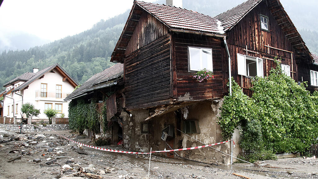 Unwetter in Kärnten