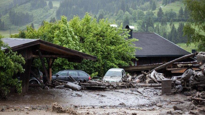 Murenabgänge im Pinzgau