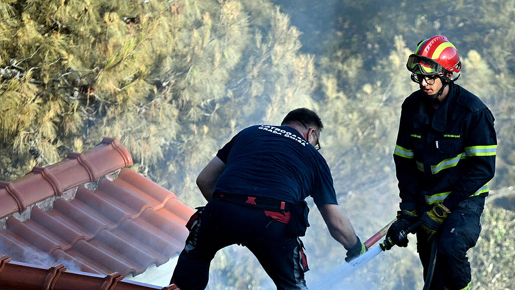 Waldbrand in Krotaien