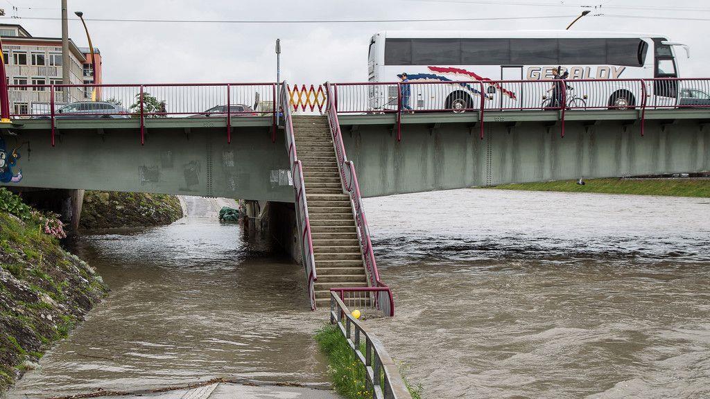 Radunterführungen in der Stadt Salzburg gesperrt