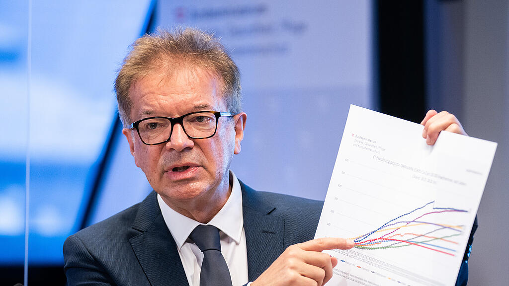 Anschober, Popper, Pressekonferenz