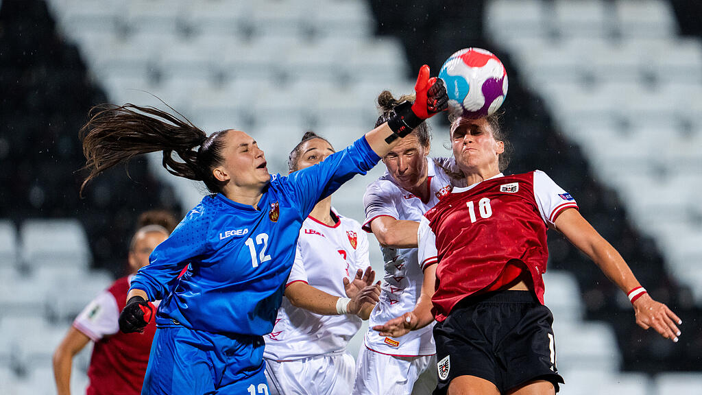 ÖFB-Damen gewinnen gegen Montenegro