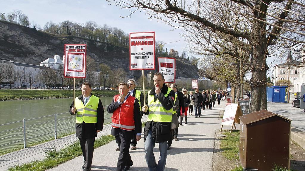 Demo der Bankangestellten I