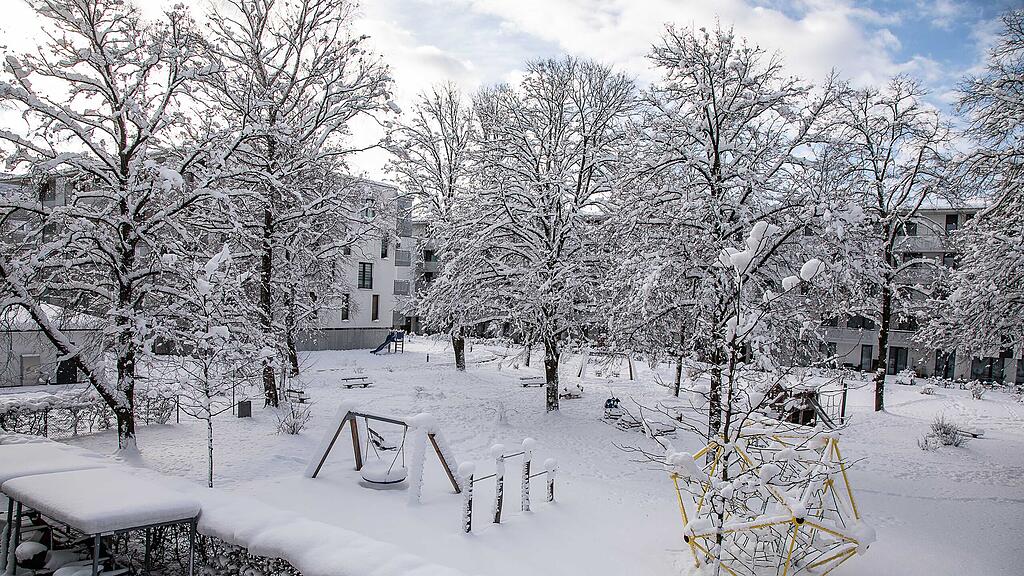 Schnee in Salzburg