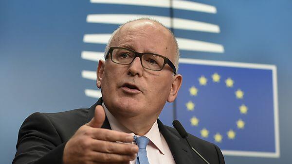 Frans Timmermans, Vizepräsisdent der EU-Kommission